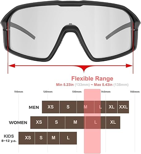 Miniatura 3 de QOOL TIMES Vive tus lentes de sol polarizados de ciclismo para hombres y mujeres voleibol correr golf MTB y deportes al aire libre