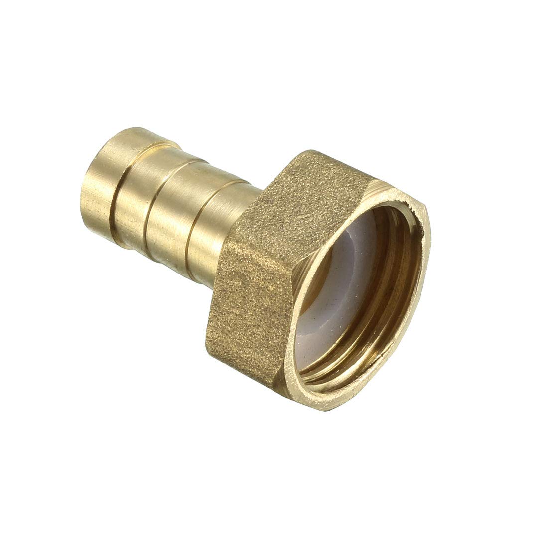 Raccord de tuyau barbelé 12mm x 1/2 PT uxcell en laiton robuste