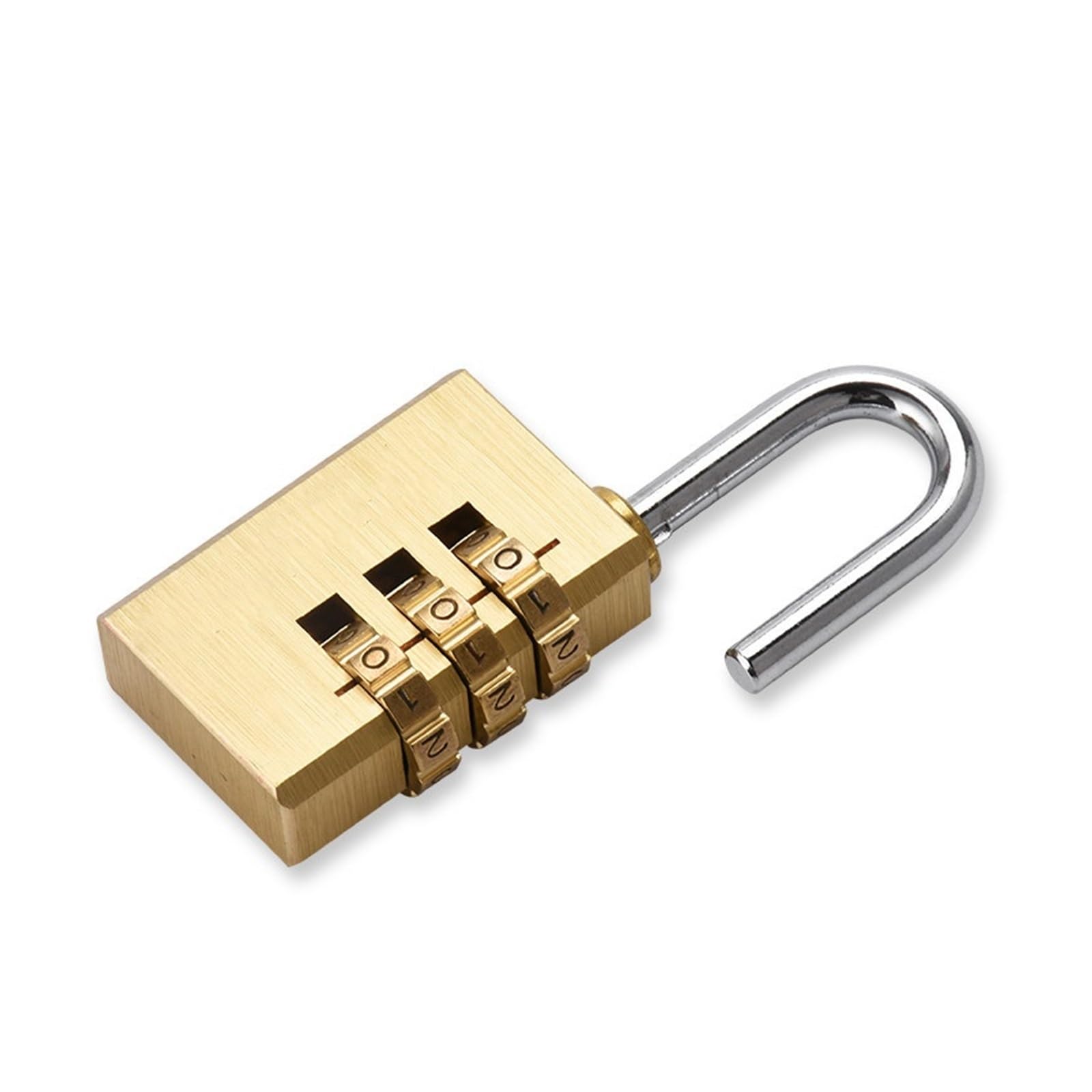 Candado Gimnasio Candado de seguridad cobre y latón macizo, candado con código combinación contraseña for gimnasio, casillero Digital, Hardware bloqueo for cajón maleta(FS-3-78)