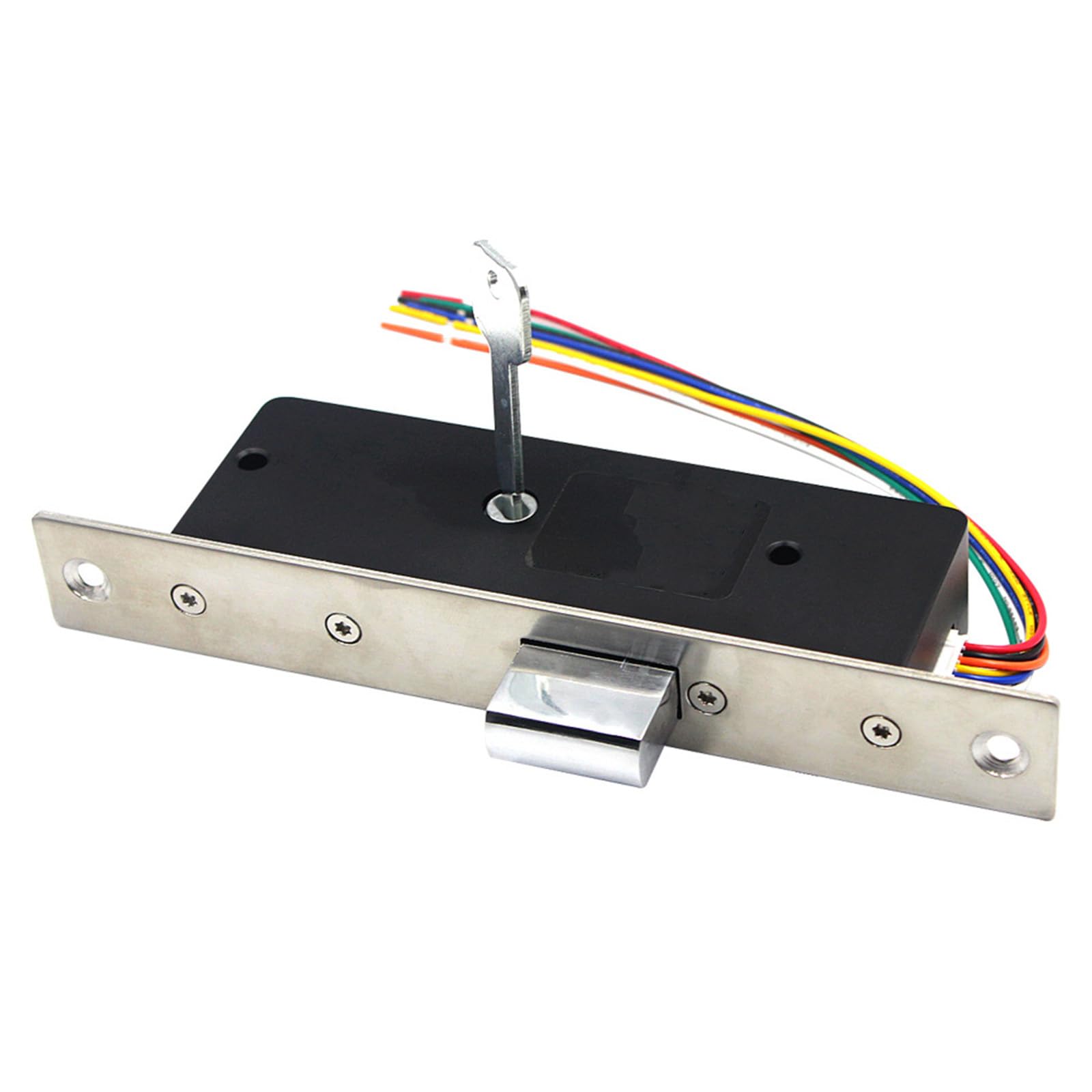 Ukryty zamek elektroniczny 12 V-24 V DC, cichy i niewidoczny, odblokowany przez włączanie, do drzwi drewnianych, szklanych, metalowych i ognioodpornych.