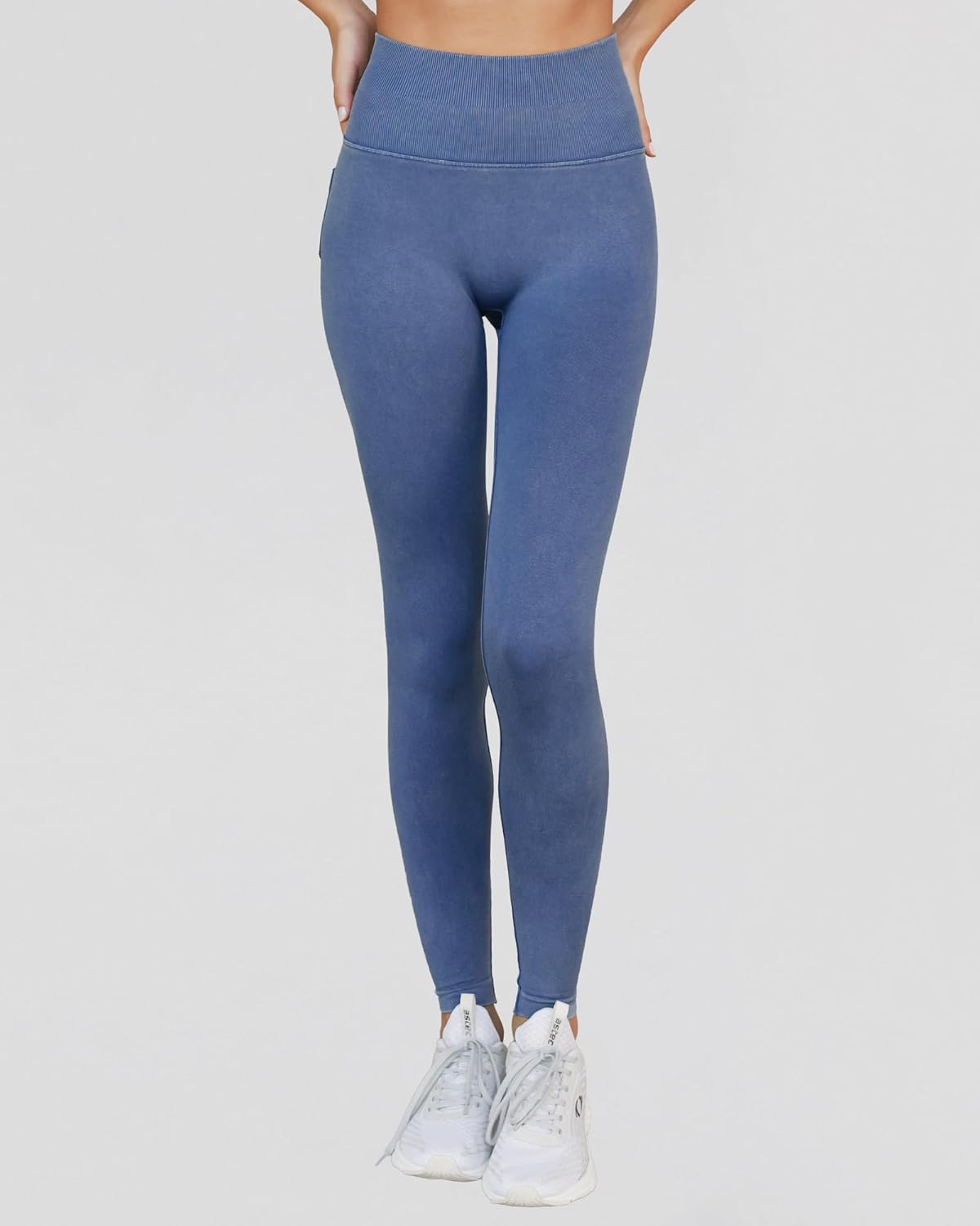 Women's Jeggings High Waisted Tummy Control Stretchy Jeans Denim Leggings with Pockets - Image 2