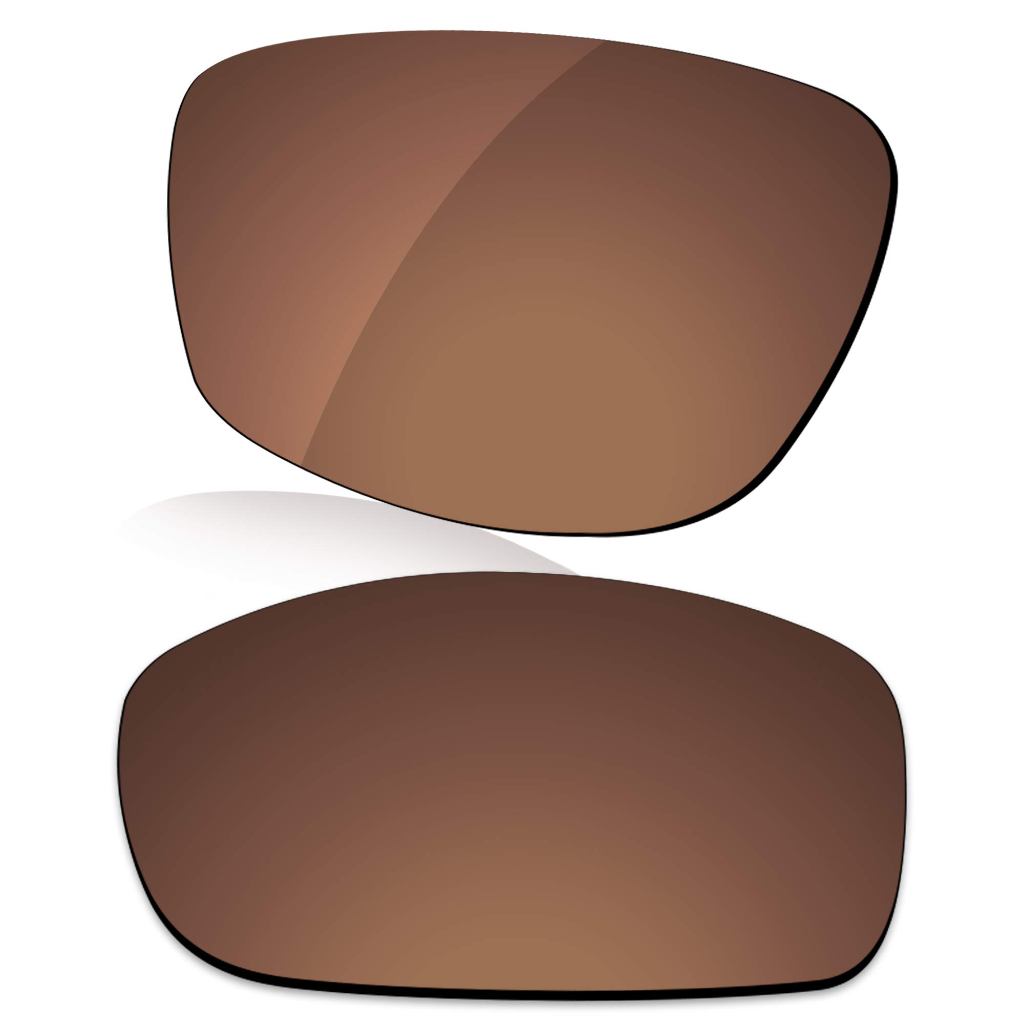 LenzReborn Polarized Lens Replacement for Oakley Fives Squared Sunglass - Rust Brown - Polarized