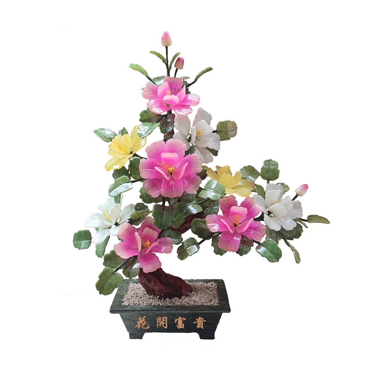 Fake Plant Chinese Bonsai Indoor Potted Jade for Office Desk