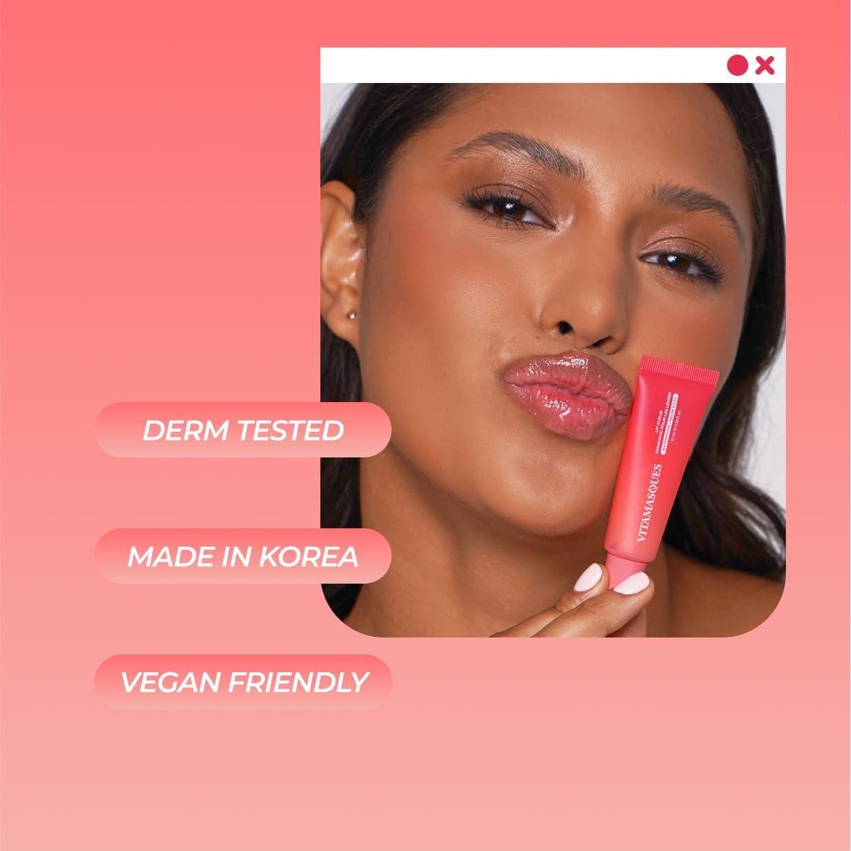 Exfoliante de azúcar para labios – sandía, exfoliante de labios, exfoliantes de azúcar, hidratación y suavización durante la noche, sequedad calmante, exfoliante hidratante de labios 7