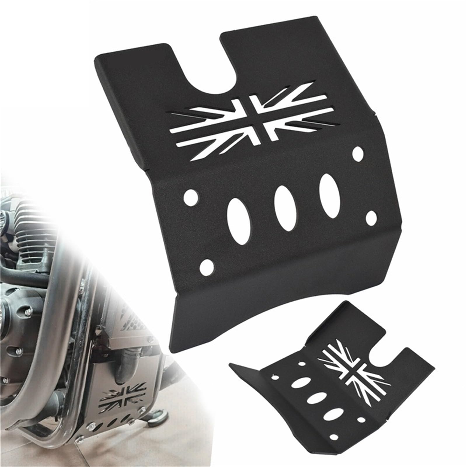 Per Bonneville 1200 Bobber T120 2016 2017-2022 Piastra paramotore protezione telaio base inferiore motore Pan copertura motore Base del Motore