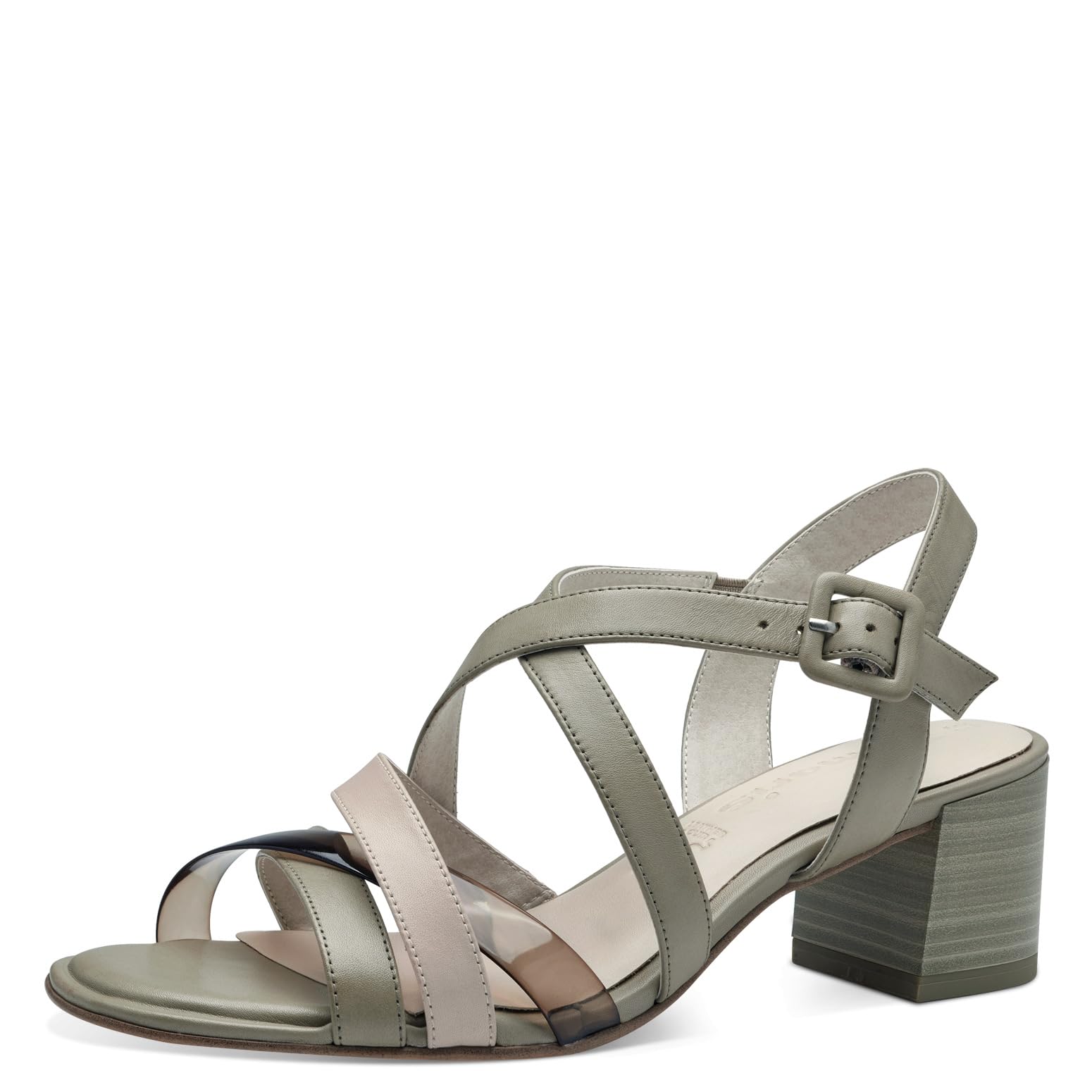 Tamaris Sandals 1-28004-42 Wide, Sage, 3.5 UK