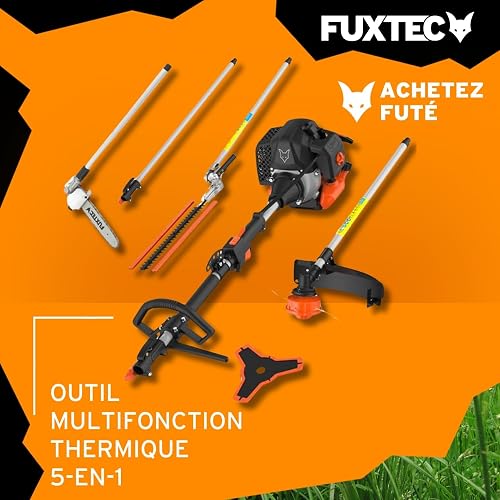 FUXTEC Débroussailleuse FX-MT252ER • Outil Multifonction 5en1 De 52cc - 2