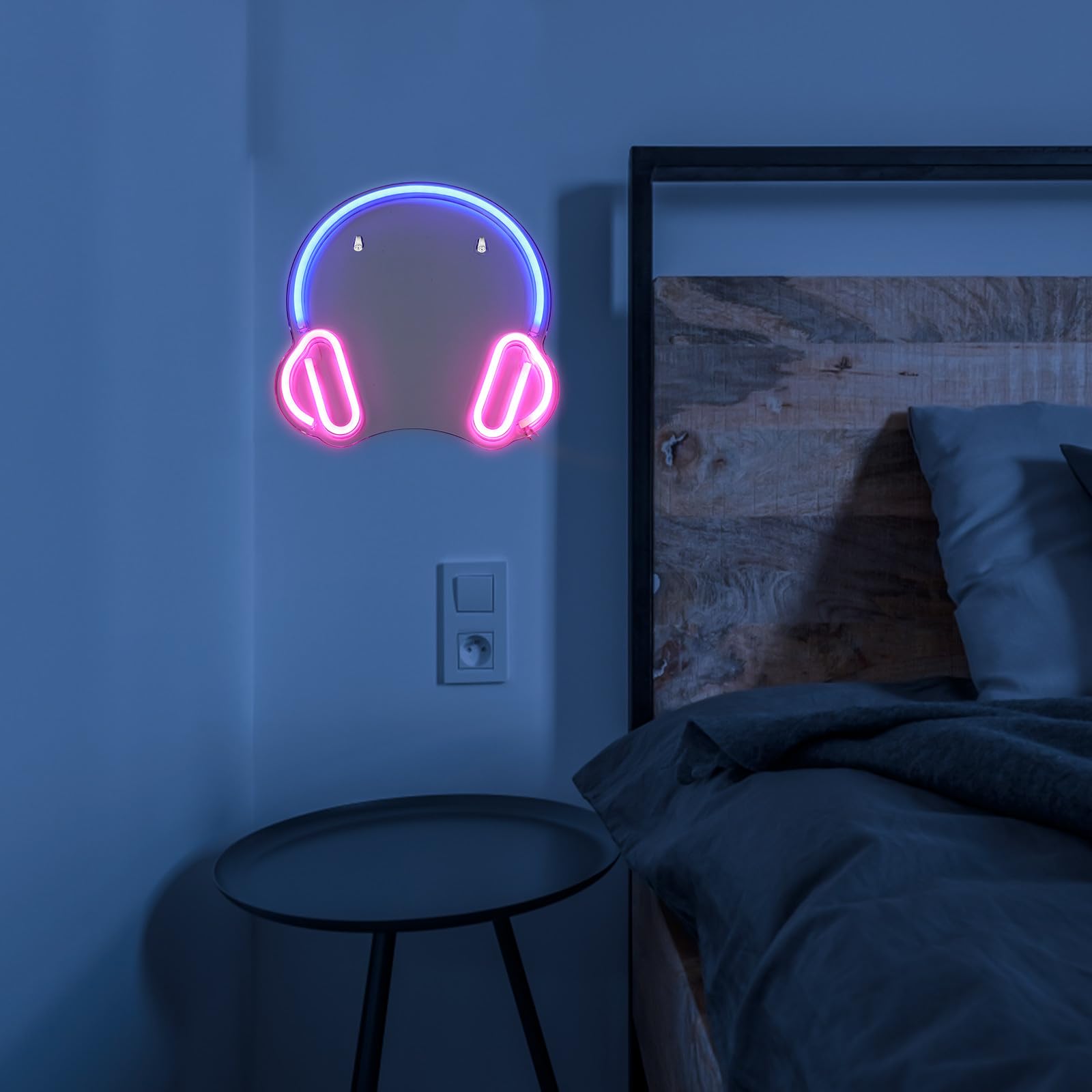 POPETPOP LED Neonschild mit USB Betrieb und Klarem Licht Dekoratives Acryl Leuchtschild für Gaming Zimmer und Raumdekoration als Atmosphärebeleuchtung