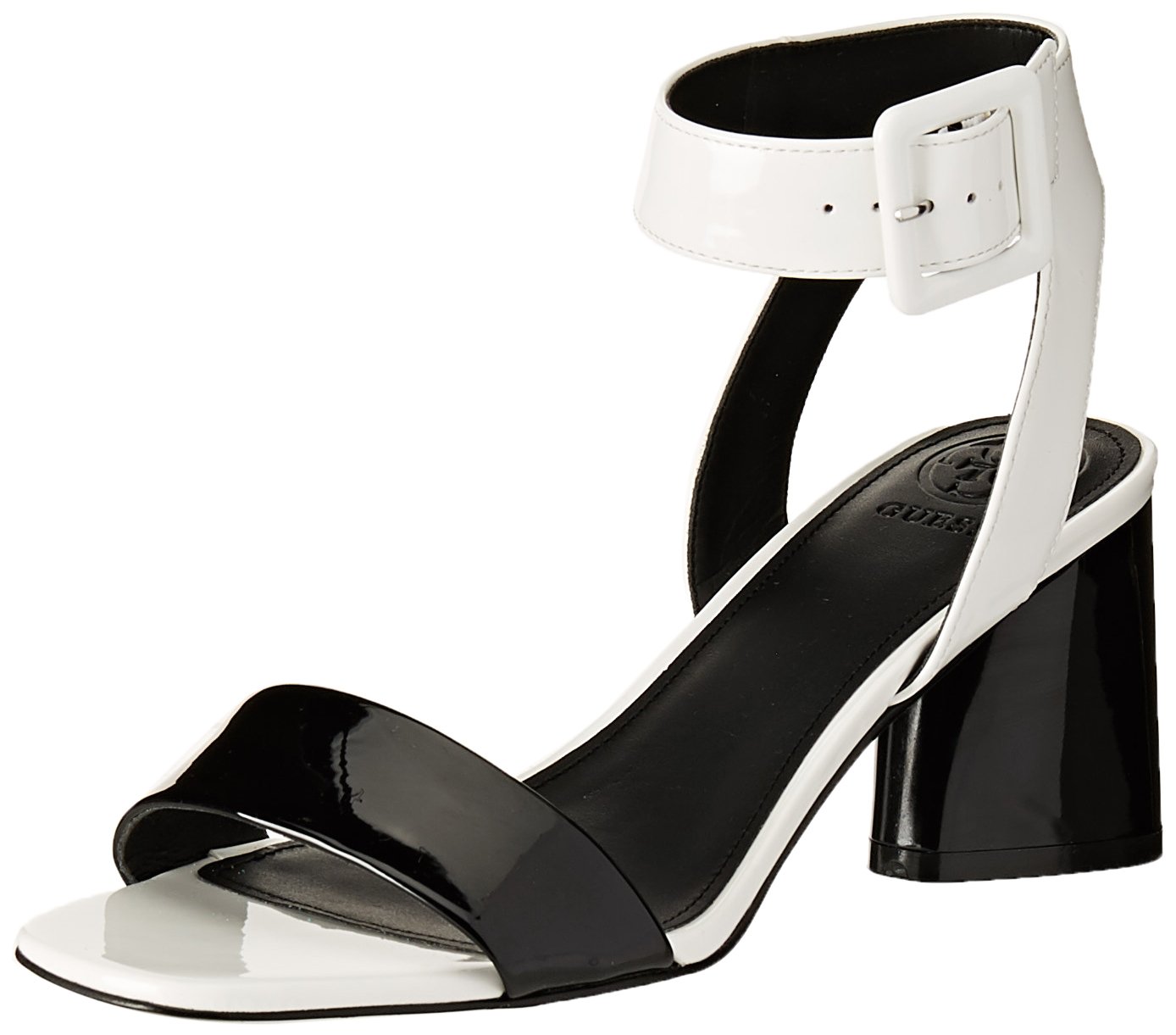 Womens Saloni Solid Ankle Strap Dress Sandals