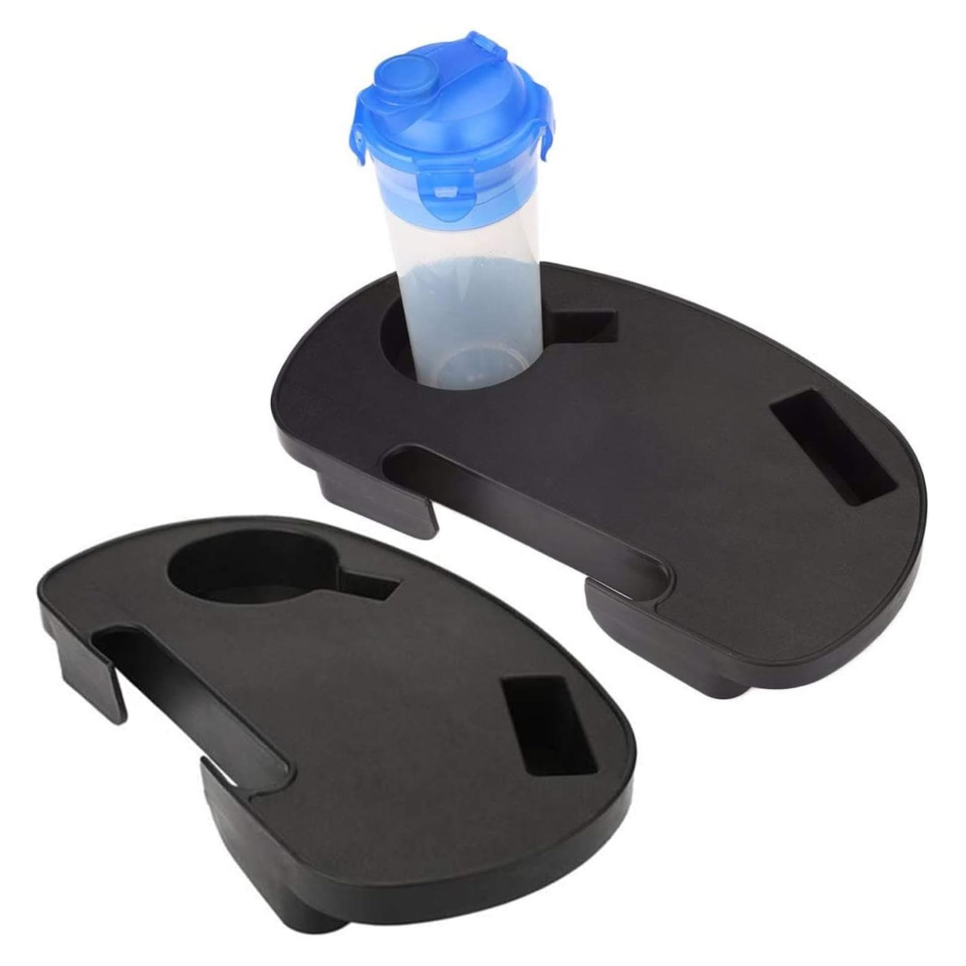 Portavasos para Silla, 2 Piezas, Bandeja portavasos para Silla de Playa, Taza para Escritorio con Dispositivo móvil |.Bandeja