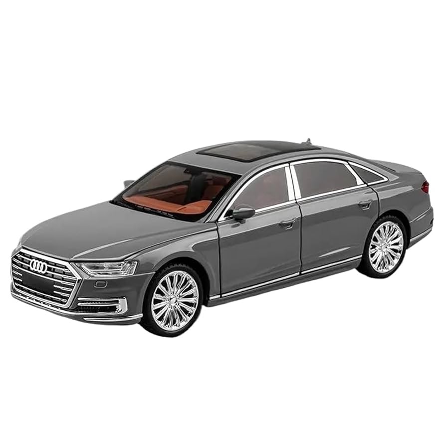 Amazon | ダイキャストカー 1:24 アウディ A8 合金静的ダイ