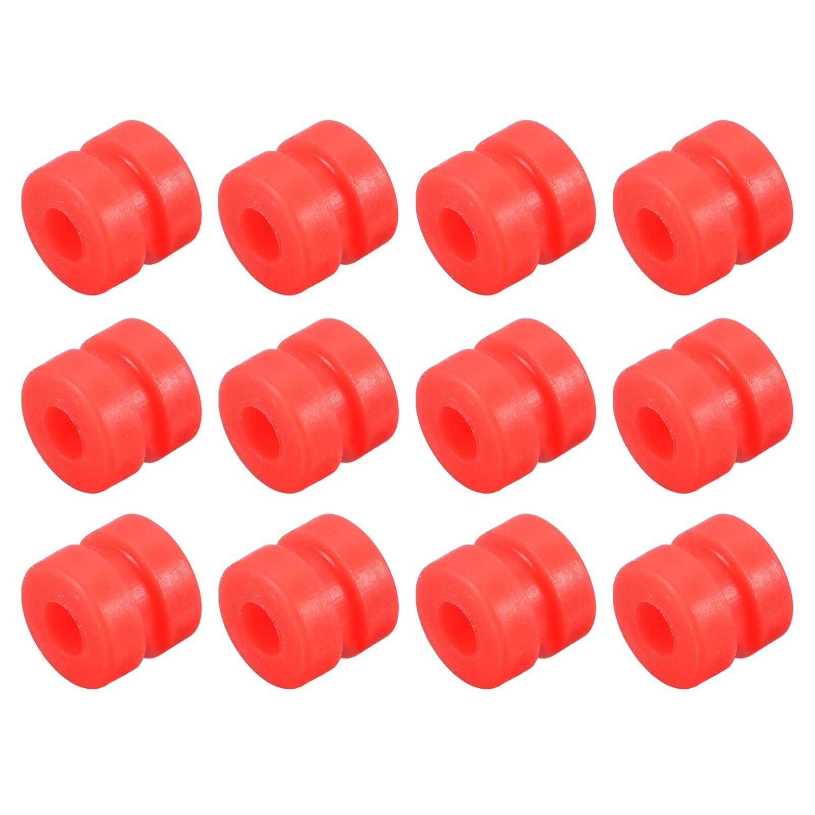MECCANIXITY RC Anti Vibration Rubber Balls for RC F4 F7 Flight Controller M2x4mm Shock Absorption Balls (Red), Pack of 24