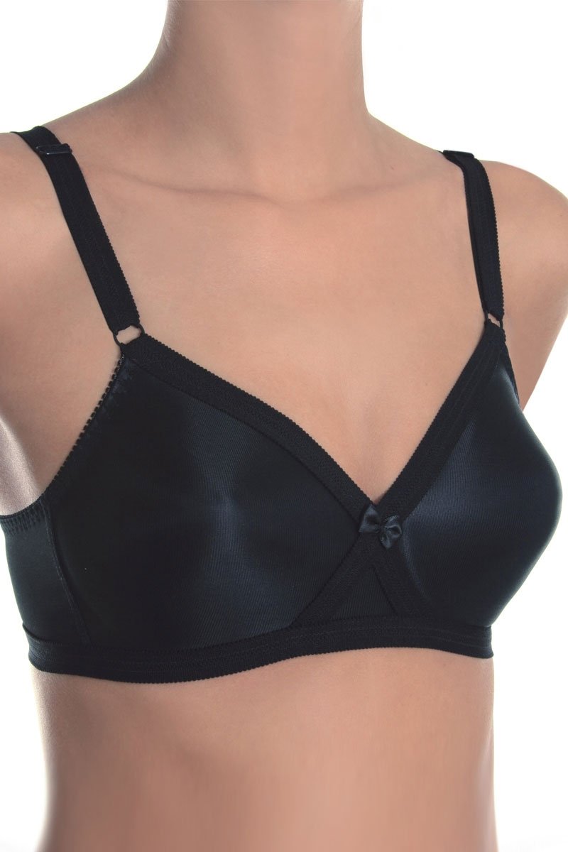 Sassa Women's Black Non-Wired Soft Bra 11080 D 40