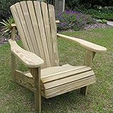 Weathercraft Designers Choice Pine Adirondack Chair - Natural