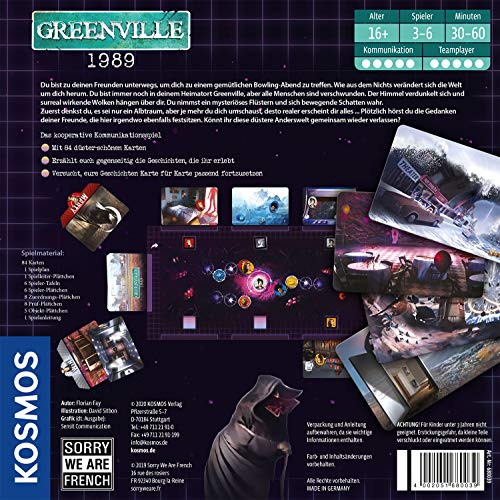 KOSMOS 680039 Greenville 1989, Zurück in die Wirklichkeit. Das KommunikationsSpiel in der MysteryWelt, für 3 6 Spieler… – Bild 3
