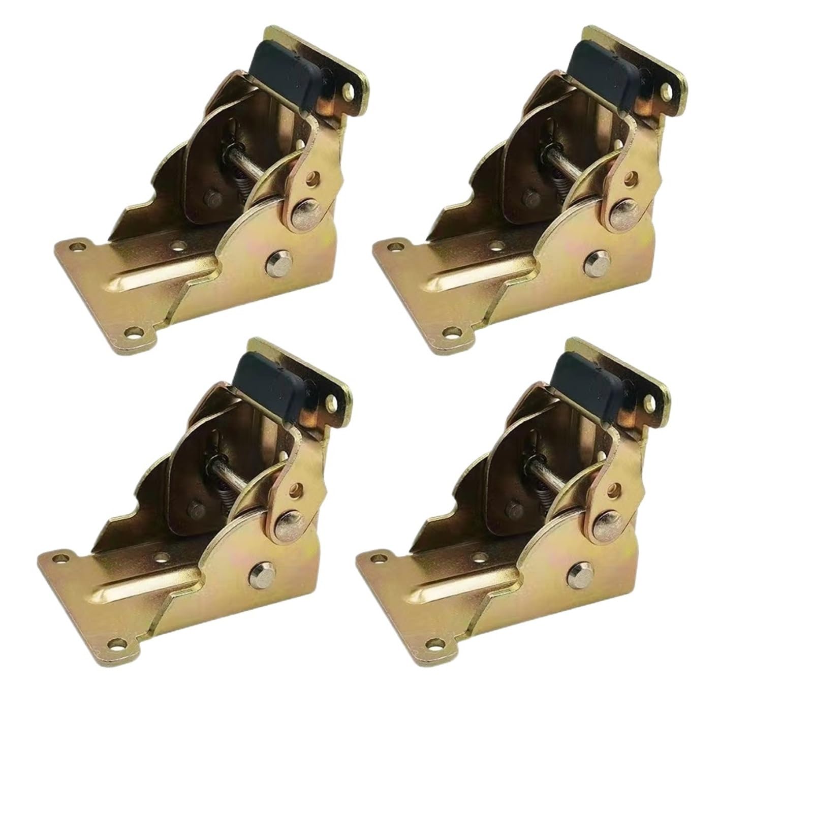 Kdhcvkz Zinc-4Pcs 2/4Pcs Foldable Bracket Hinge With Screws(Zinc-4Pcs)
