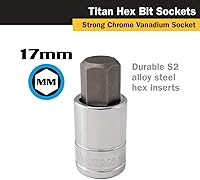 Vista 2 de Llave allen 15611 de 0,43 pulgadas para encaje de12 pulgadas de Titan Tools.