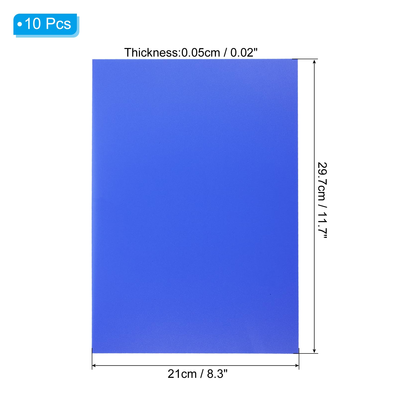 Clear Cover 5mil Binding Covers Clear Plastic Report Binding Covers 8-1/2 X 11 Inch X 10 Mil 216mm X 279mm X 250 Microns Pk Of 100 Unpunched Standard Letter Size Sheets Square