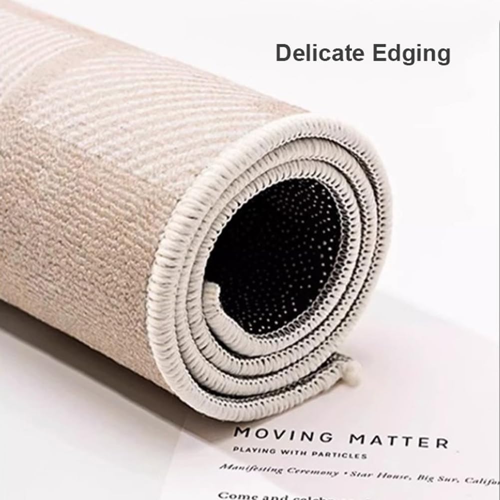 Office Home Chair Mat Low Pile Computer Gaming Chair Mat for Rolling, Anti-Slip Floor Protector Carpet Under Desk Rug for Hardwood Tile Floor (K,47inch/120cm)