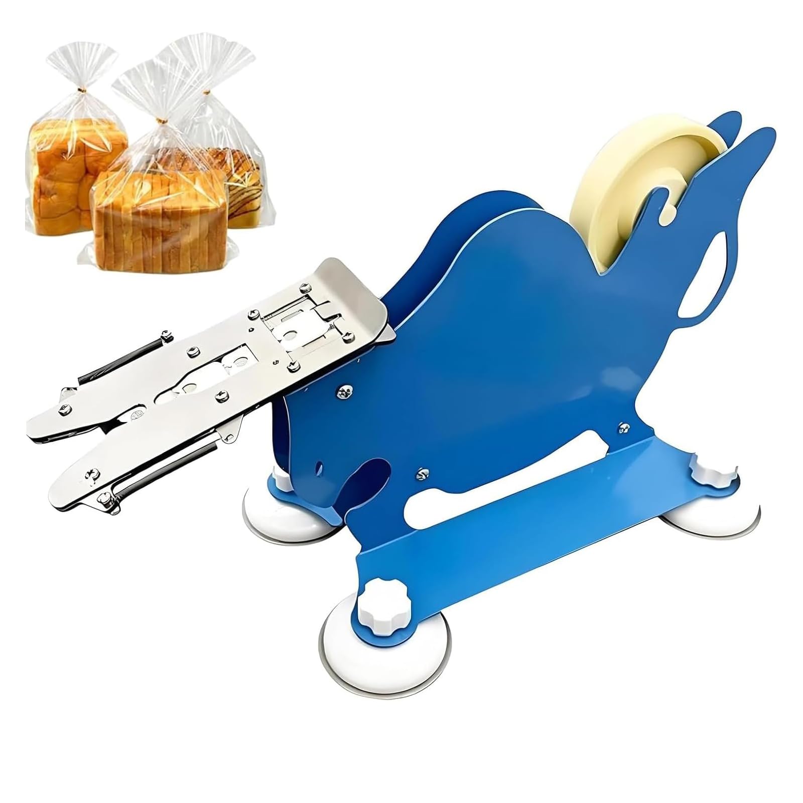 Sigillatrice Manuale per Sacchetti del Pane, Sigillatrice a Pinza Acciaio