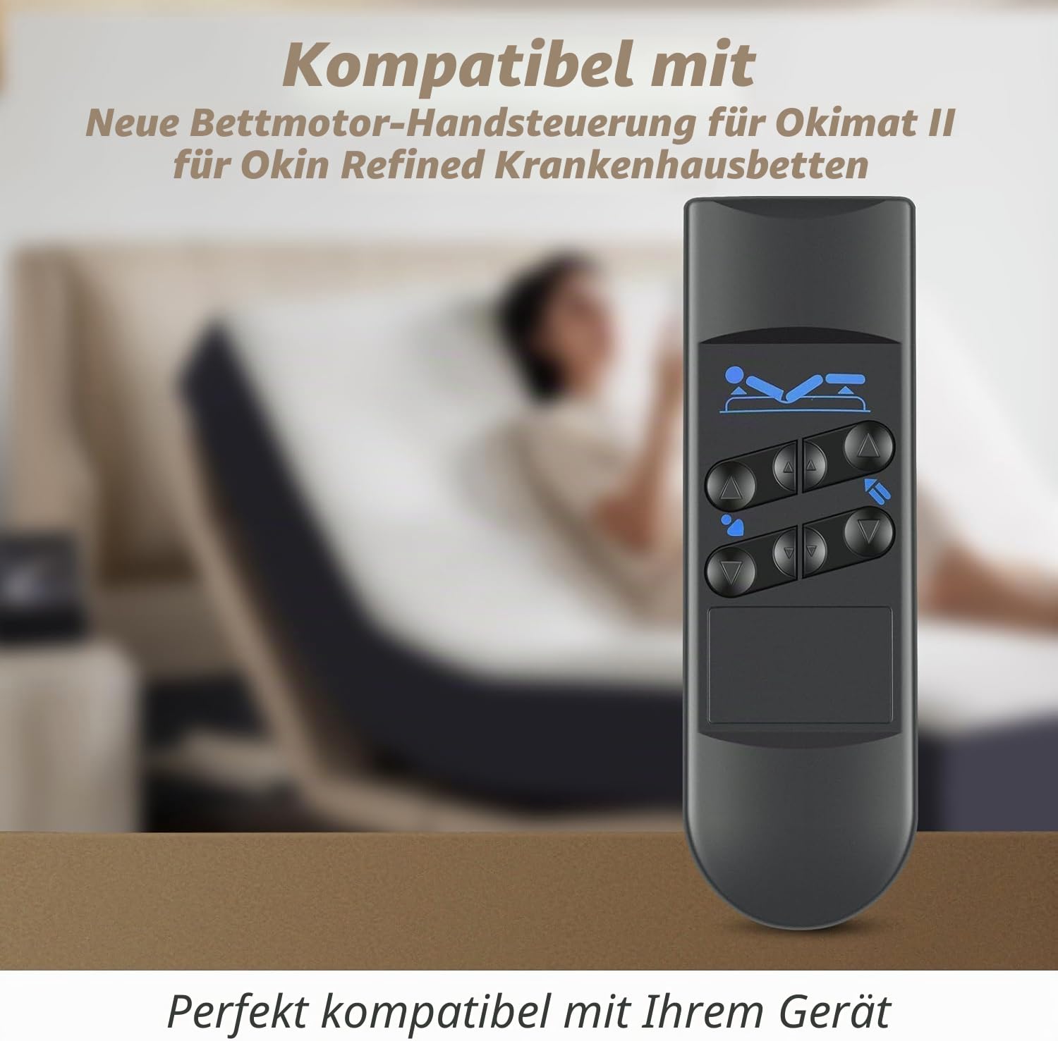 OKIN Fernbedienung für Klappbett, Motor, elektrisch, mit Zwei Motoren