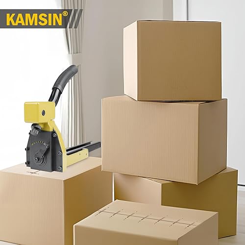 Miniatura 8 de HB3515 Grapadora manual de cierre de cartón, pistola de grapas de calibre 16 para cerrar cajas corrugadas, cajas plegables - Corona de 1.366 in,