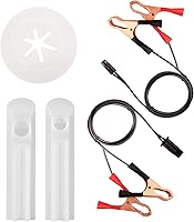 Vista 1 de Adaptador universal de limpiador de inyector de combustible, con adaptador de boquillas de inyectores de 2 tamaños, kit de limpieza de inyector