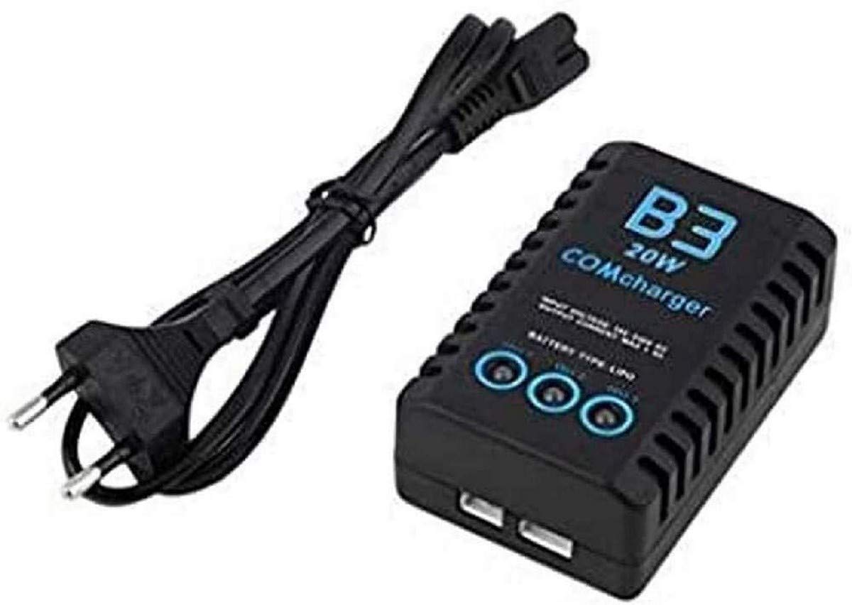Cargador Balanceado YUNIQUE B3 20W 1.6A Para Baterías LiPo 2S-3S | Compacto Y Portátil | Ideal Para IMAX Y RC