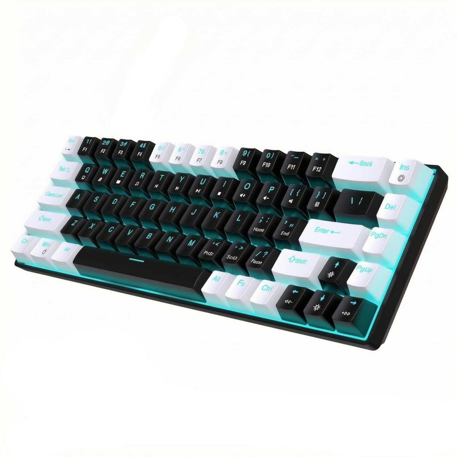 Tastiera Meccanica da Gioco Cablata, style to 4 | Compatta, Tastiera Hot-Swappable, Plug And Play, per Ufficio, Scrivania, giocatore, Studenti