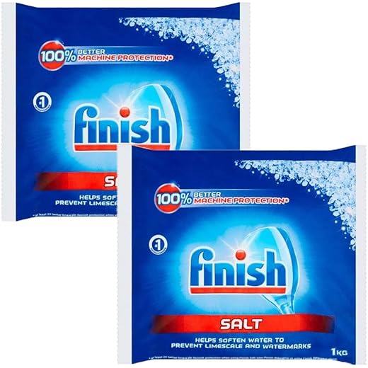 Finish Dishwasher Salt Pack of 2 1 Kg