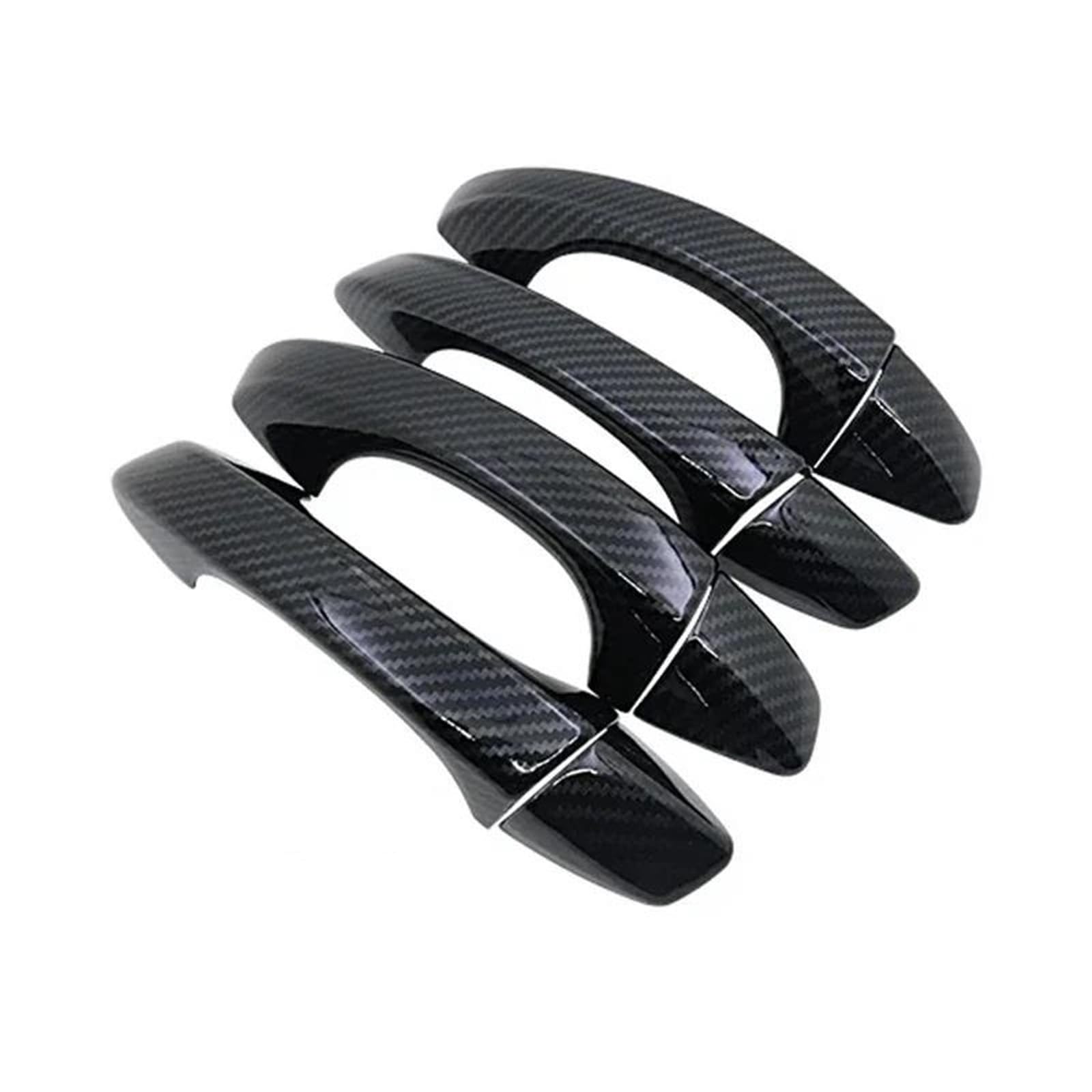 NOHEEU Door Handle Cover Trim Chrome for SEAT for Leon MK3 5F 2012~2019 ABS Anti-Scratch Car Accessories(Style6)