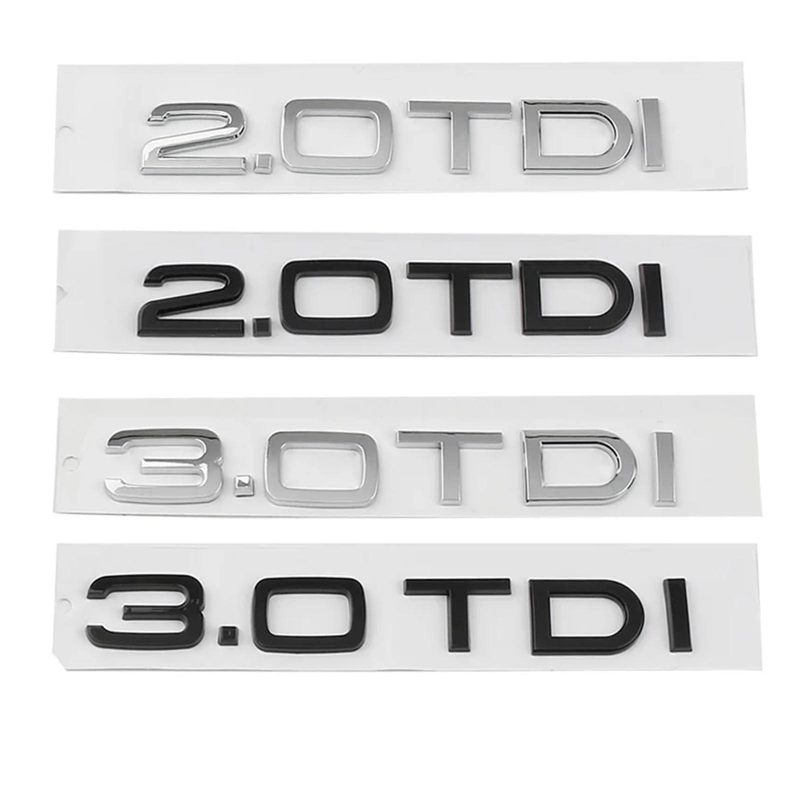 Emblema Logo Auto per A1 A3 A4 A5 A6 3.0 TDI 2.0TDI, Distintivo Logo Emblema Car Body Logo Sticker Auto Stemmi Decorazioni,A