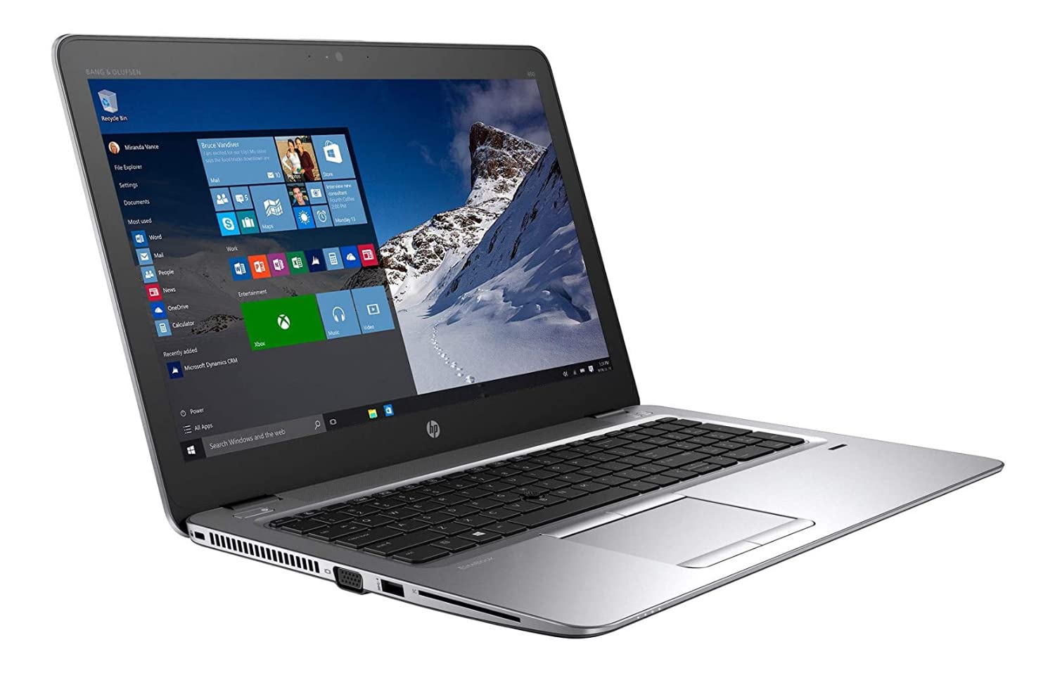 HP EliteBook 850 G4 15,6" 1920 x 1080 Full HD Intel Core i5 256 Go SSD Disque dur 8 Go Mémoire Windows 11 Home Webcam Fingerprint Ordinateur portable (reconditionné)