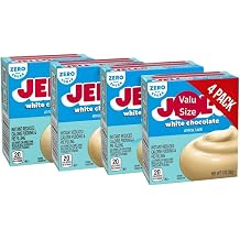 White Chocolate Zero Sugar Instant Reduced Calorie Pudding & Pie Filling Mix, 1 oz. Box, pack of 4