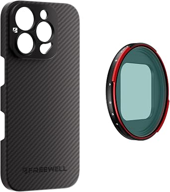 FREEWELL Pro Filmmaker Case and VND/CPL 3-7 Stops Filter Kit Compatible with iPhone 16 Pro Max