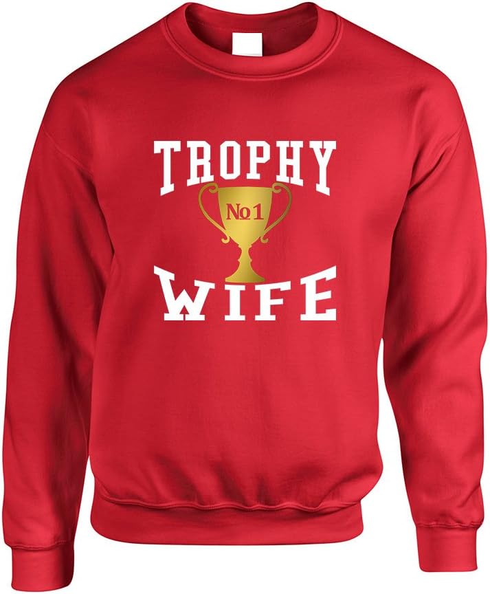 ALLNTRENDS Adult Sweatshirt Trophy Wife Cool Xmas Love