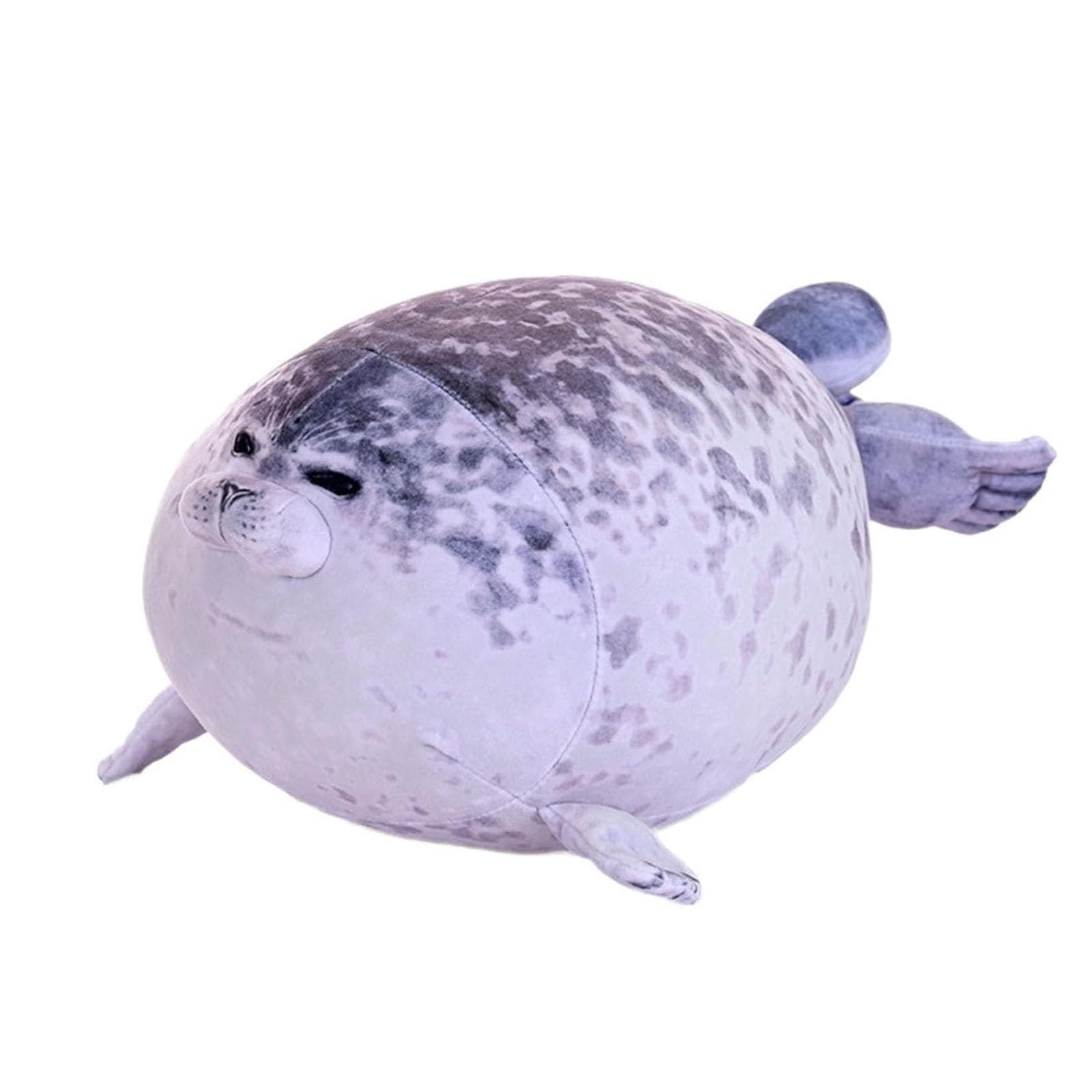 JORCEDI Seal Plush Toy, Chubby Seal Pillow Plush, Cute Seal Pillow—Soft, Fluffy, and Cuddly Stuffed Plush Pillow for Kids, Friends, and Family (Gray,30cm)