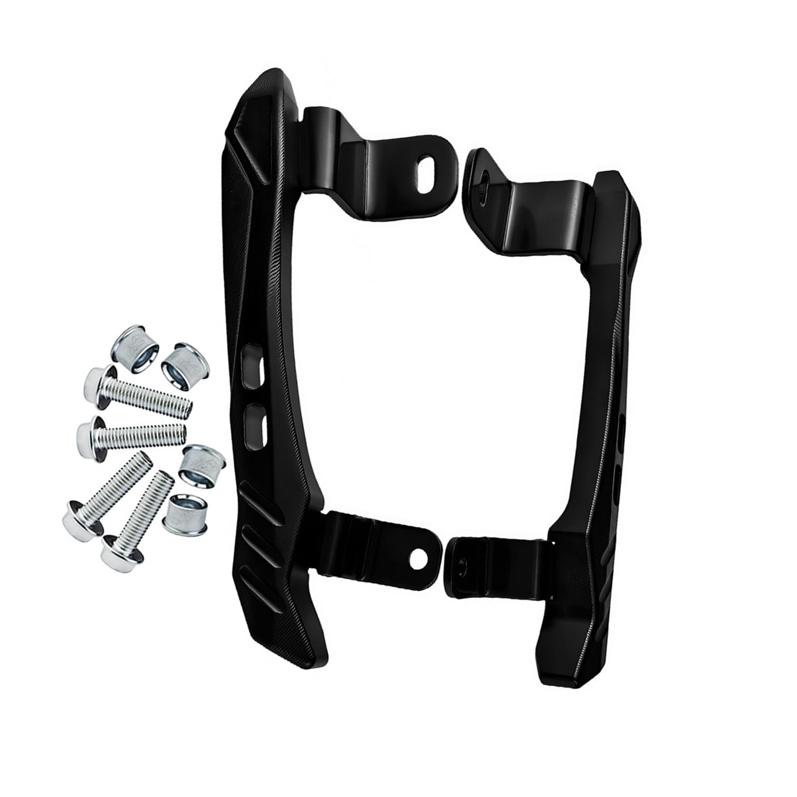 Maniglia posteriore anodizzata per moto YZFR3, nera | Alluminio lavorato con lunga durata per la pista generale del passeggero del motociclo, facile installare