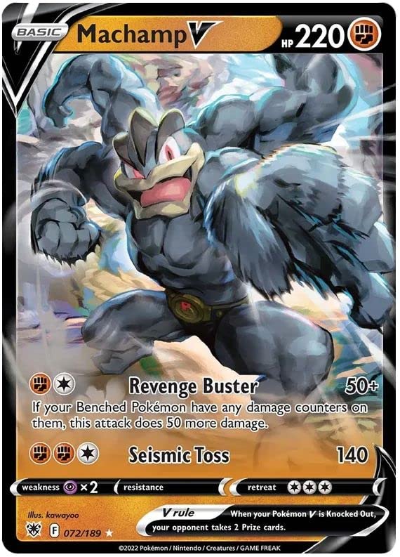 Titan Cards Machamp V 072/189 Ultra Rare Pokemon (SWSH Astral