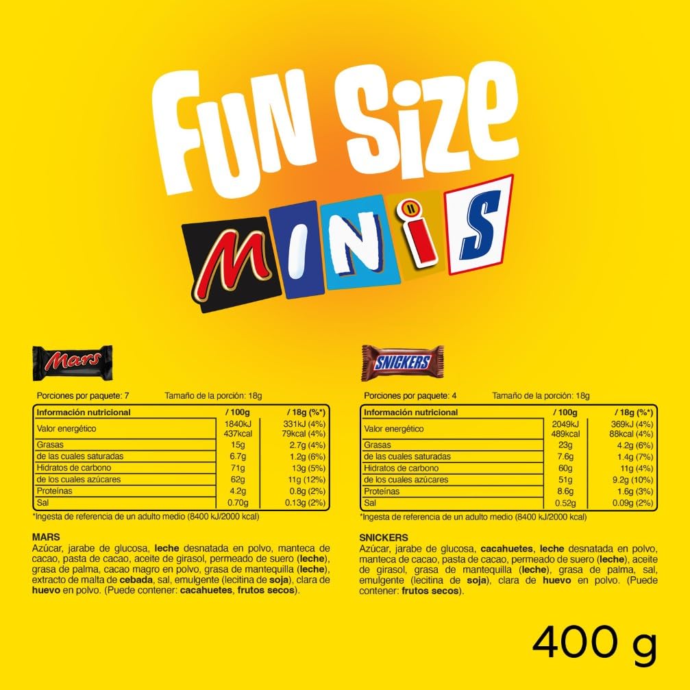 Mixed Minis, mini cajas de mezcla de chocolate (Mars, Twix, Snickers, Bounty y Milky Way), disfruta de una variedad de sabores de chocolate, ideal como regalo, para fiestas de cumpleaños
