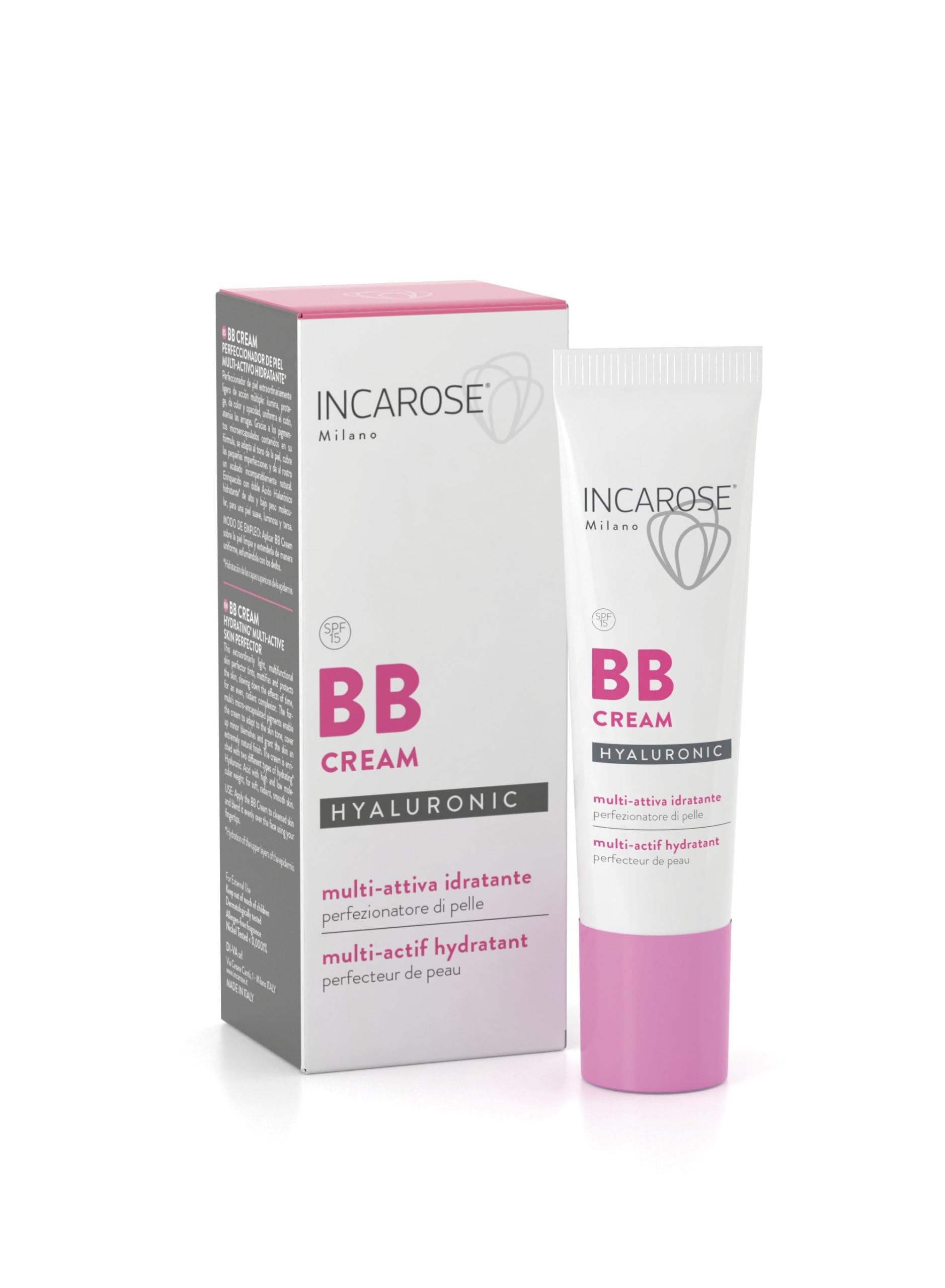 Incarose Extra Pure Hyaluronic BB Cream Multi-Actif SPF 15 30 ml - Medium