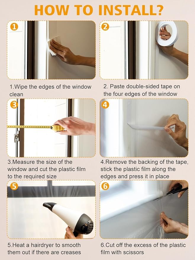 Película Termocontraíble Transparente para Aislamiento de Puertas miniatura 4