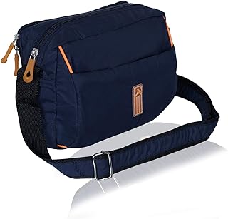 NFI essentials Unisex Sling Bag Cross Body Multipurpose Hand Bag Sling Bag For Men &amp; Women Slim Bag for Office Travelling ...