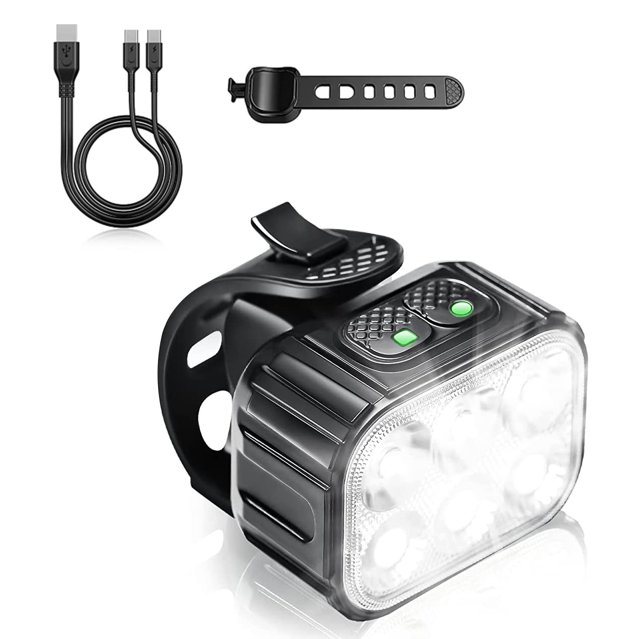 6000Lumen Fiets Koplamp USB Oplaadbaar 8000mAh Powerbank Waterdichte Fiets LED Verlichting Nachtelijk Rijden Fiets Zaklamp kopen vanaf een prijs van 17 6000Lumen Fiets Koplamp USB Oplaadbaar 8000mAh Powerbank Waterdichte Fiets LED Verlichting Nachtelijk Rijden Fiets Zaklamp kopen vanaf een prijs van 17
