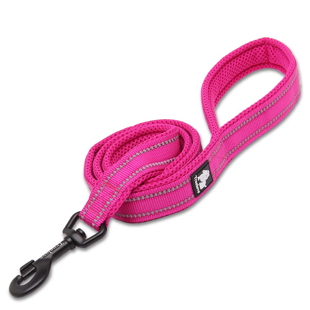 WINHYEPET True Love Dog Leash Nylon Sandwich Fabric Comfort Reflective Safety Washable Dogs Belt Suitable for All Kinds of Dog Breeds Length 200cm Can