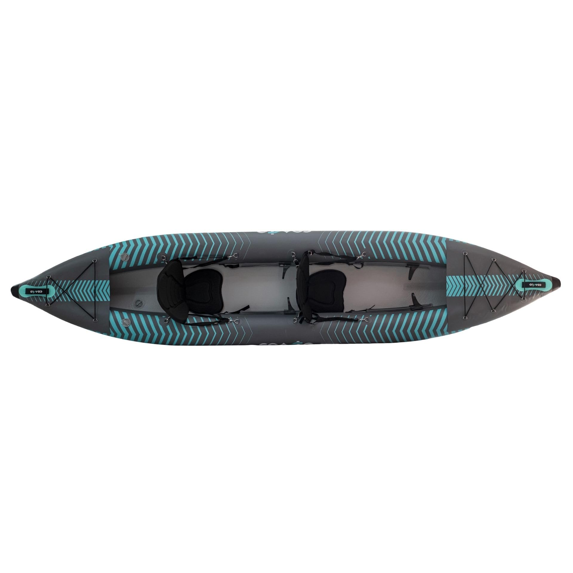 Coasto Liberty Kayak Inflable PB-CKLIB2-2 plazas - Estabilidad, Velocidad y Confort - 399x93cm - MAX 180kg