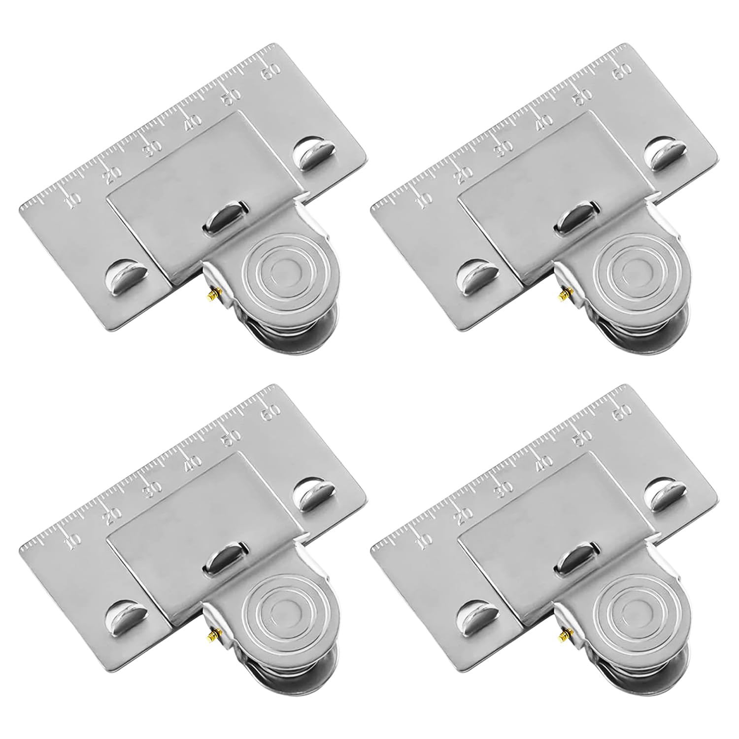 RNFKSU 4 Pieces Of Tape Measure Fixing Clips, Horizontal Measurement Fixing Clips, Quick Access To Accurate Data, Accurate Measurement Aids.