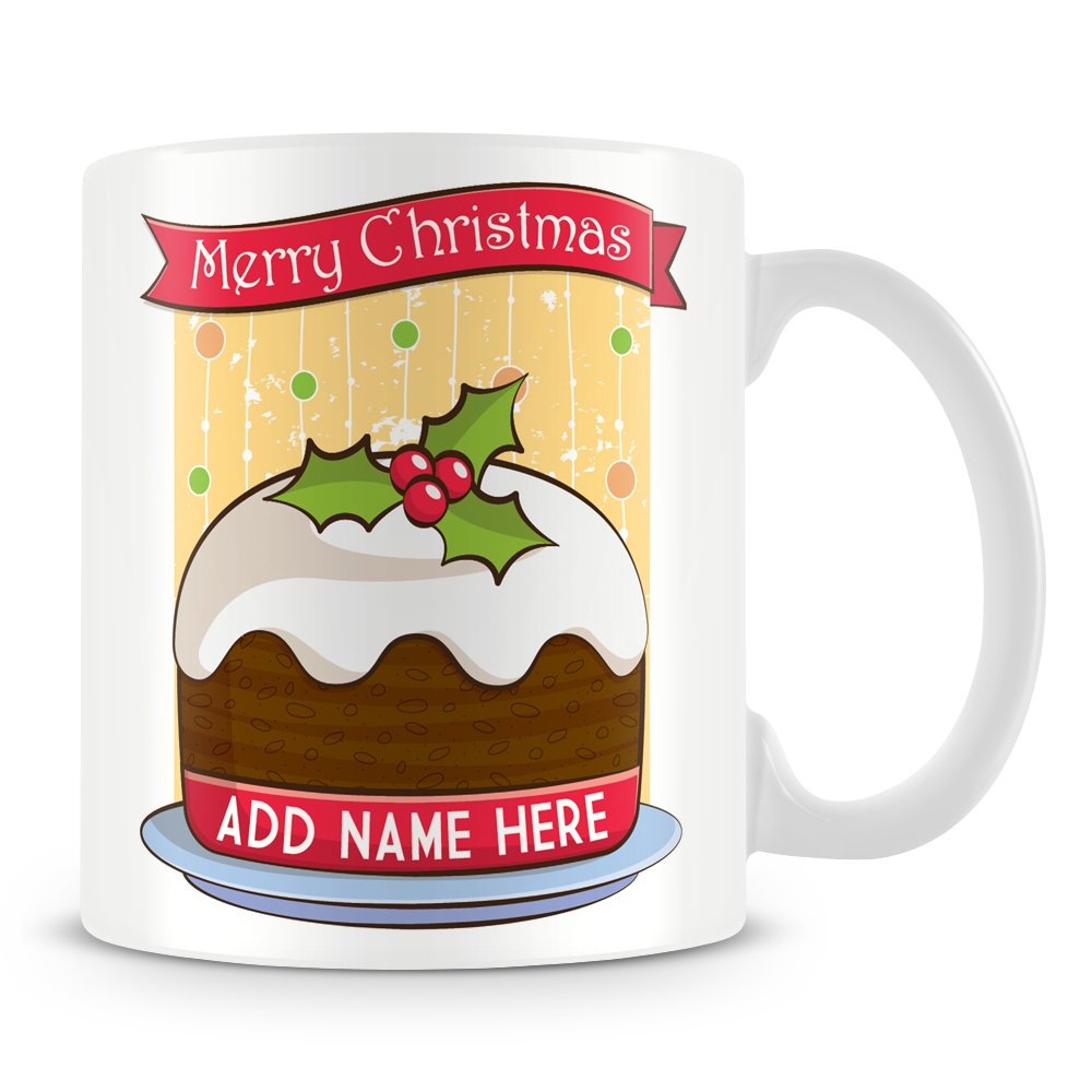 MUGGZ Christmas Pudding Personalised Mug - Secret Santa Gift