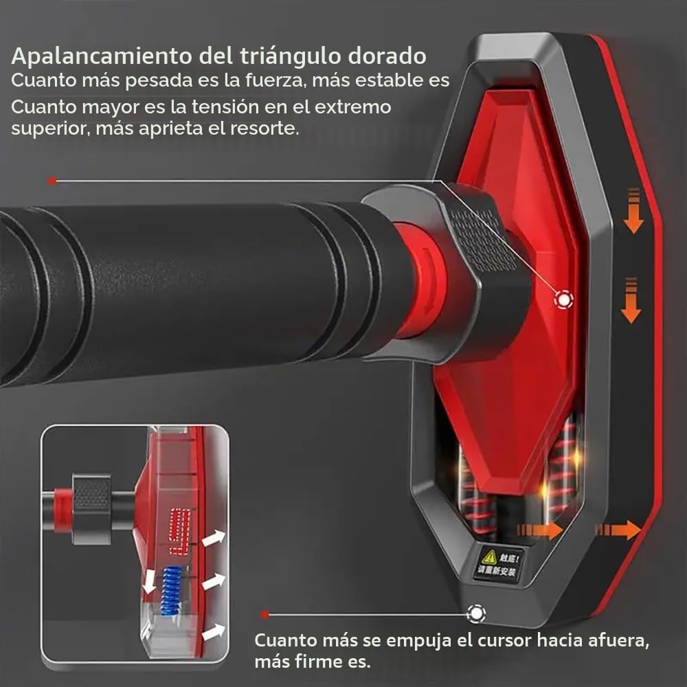 Barra Dominadas,Barra Dominadas Puerta,profesional Pull Up Segura,Pared, antideslizante Soporta hasta 800kg. ancho ajustable (70-100 cm) Para Marco de la Puerta