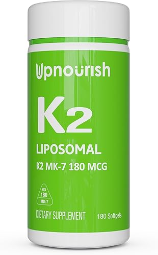 Miniatura 7 de UpNourish Vitamina liposomal D3 50000 UI (Vitamina D3 de 50000) con 1000 mcg de vitamina K, alta dosis de vitamina D3 K2, vitamina D 50000 UI con